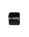 Comme des Garçons portafoglio compatto nero con logo SA2100HL HUGE LOGO BLACK prezzo