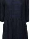 Vlas Blomme long dress in blue striped linen 13223601 G.BLUE price