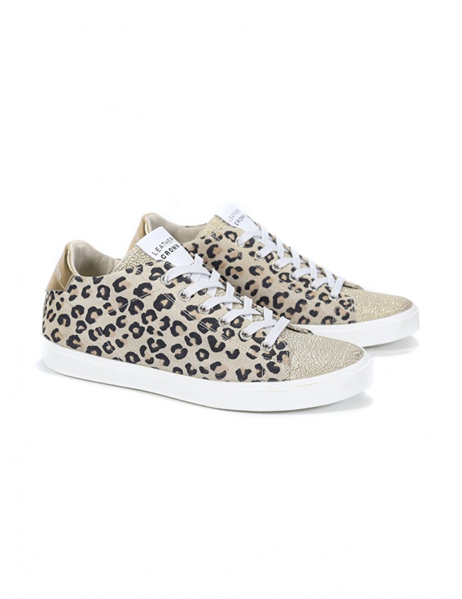 sneakers leather crown online