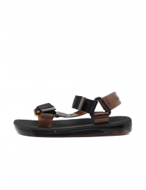 Melissa + Rider black and brown PVC sandals