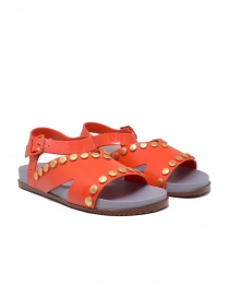 Melissa + Vivienne Westwood Ciao sandali arancioni con borchie 32969 50878 RED V.W. CIAO SAND order online