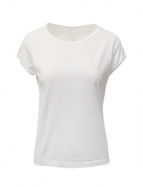 European Culture t-shirt bianca in cotone 37LU 2791 1101 WHT order online