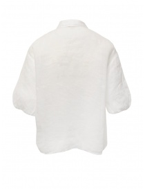 European Culture camicia bianca a mezza manica