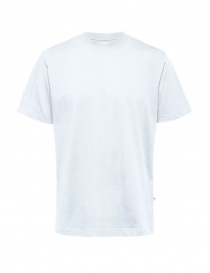 T shirt uomo online: Selected Homme t-shirt bianca in cotone organico
