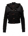 D.D.P. 2 in 1 black bomber jacket with detachable hood buy online WBJ001 BLK