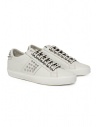 Leather Crown Studlight white sneakers with studs buy online W LC148 20129