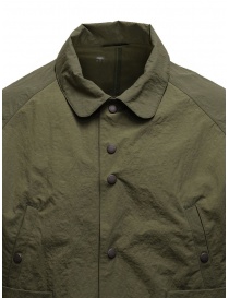Descente khaki green swing coach jacket price