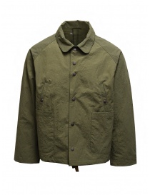 Descente khaki green swing coach jacket online