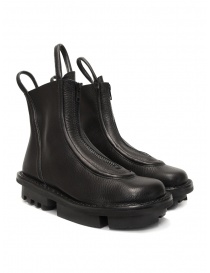 Trippen Micro black ankle boots with front zip MICRO F WAW SAT