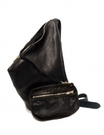 Guidi BV08 single-shoulder backpack in black leather price