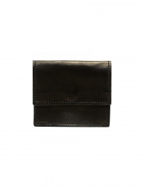 Guidi WT01 mini double wallet in black kangaroo leather online