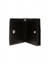 Guidi WT01 mini double wallet in black kangaroo leather price WT01 PRESSED KANGAROO BLKT shop online