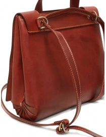 Guidi borsa rossa GD03 a tracolla con patta in pelle acquista online prezzo