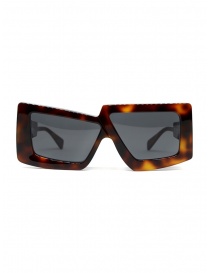 Glasses online: Kuboraum X10 asymmetrical square oversized sunglasses