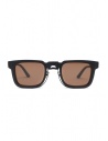 Kuboraum N4 occhiali da sole neri lenti marroni acquista online N4 48-25 BK R.BROWN