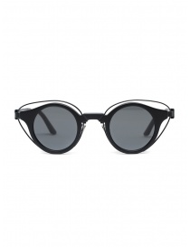 Kuboraum N10 round sunglasses with grey lenses N10 41-26 BB GRAY order online