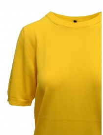 Sara Lanzi t-shirt in maglia di cotone gialla prezzo
