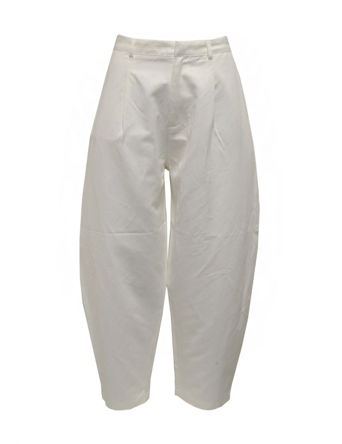 Sara Lanzi white cotton balloon pants