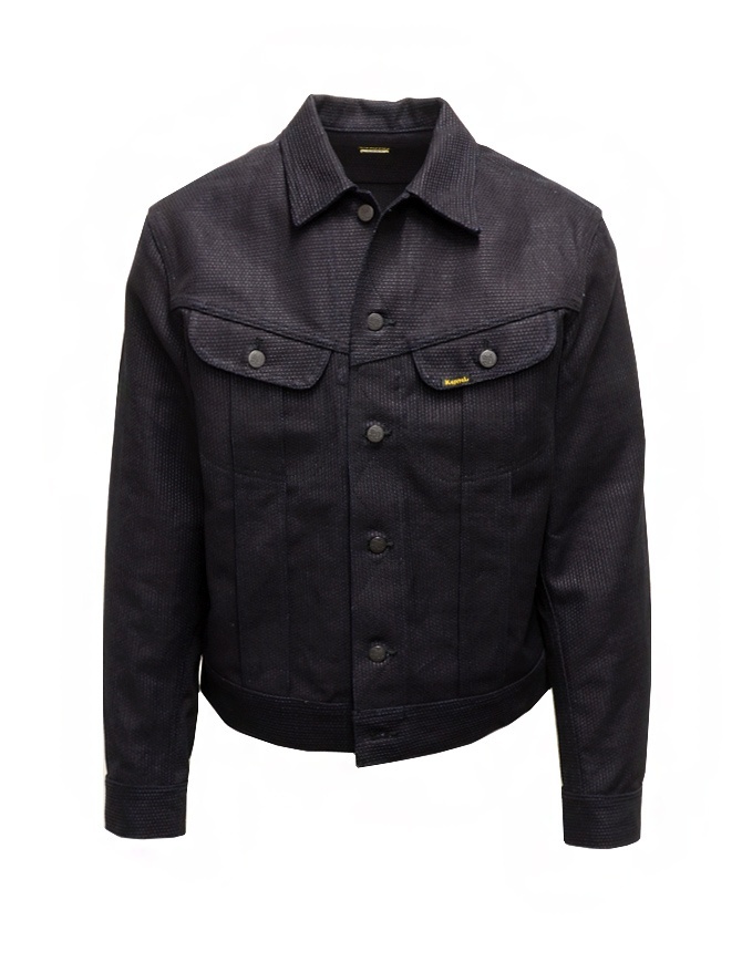 Kapital dark blue trucker jacket for men