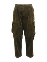 Kapital pantaloni cargo Wallaby in velluto a coste verdi acquista online K2011LP126 GR-KH