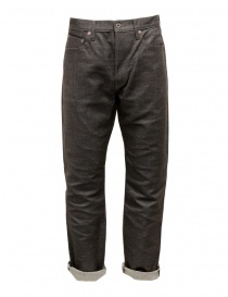 Kapital Century dark brown sashiko jeans online