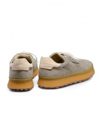 Shoto 1209 scarpa stringata in camoscio color tortora