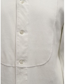 Camicia Haversack collo alla coreana bianca maniche lunghe prezzo