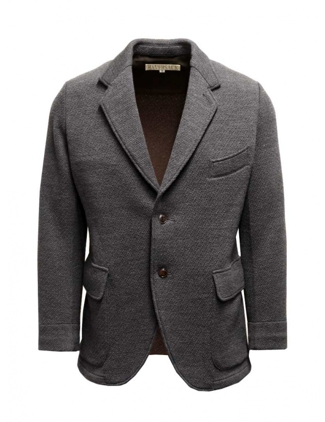 Haversack Mixed Wool Diagonal Texture Suit Jacket