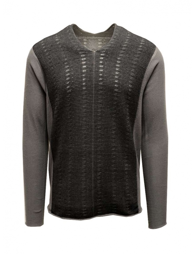 Parallel seams laddered Label Under Construction sweater 27YXSW108 SC30 men s knitwear online shopping