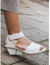 Trippen Scale F sandali bianchi in pelle prezzo SCALE F WAW WHITEshop online