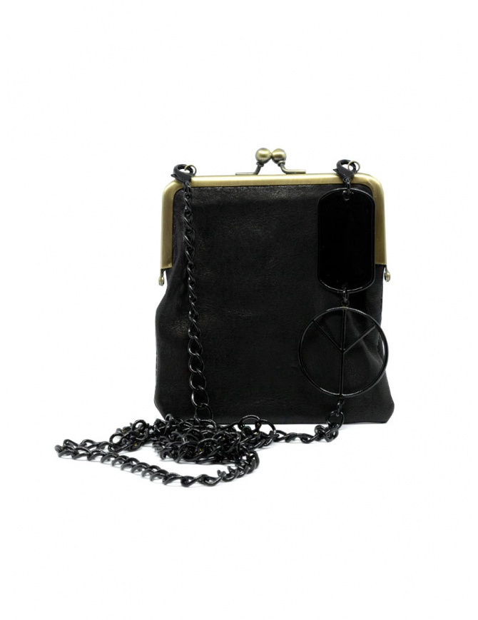 Kapital wallet clutch with metal chain K2104XG537 BLACK