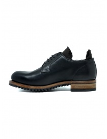 HNB for BePositive black leather derby with internal sock