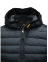 Parajumpers Illuga black down jacket with wool sleeves PMKNIKN02 ILLUGA PENCIL 710 buy online