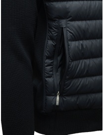 Parajumpers Illuga black down jacket with wool sleeves buy online price
