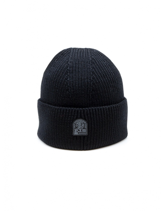 Parajumpers Black wool hat for Winter