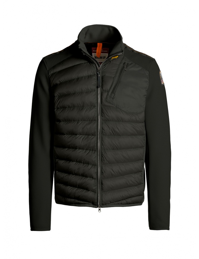 Parajumpers Jayden sycamore down jacket with fleece sleeves PMHYBWU01 JAYDEN SYCAMORE 764 mens jackets online shopping