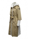 Parajumpers Ronney white and cappuccino quilted trench coat PWJCKOS32 RONNEY CAPPUCCINO 509 buy online