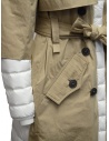 Parajumpers Ronney white and cappuccino quilted trench coat price PWJCKOS32 RONNEY CAPPUCCINO 509 shop online