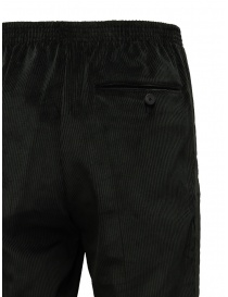 Cellar Door Bandel trousers in black ribbed velvet buy online