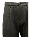 Cellar Door Chino asphalt grey wool trousers CHINO MW196 97 ASFALTO buy online
