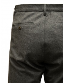 Cellar Door Chino pantaloni grigio asfalto in lana