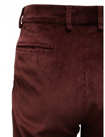 Cellar Door Modlu trousers in purple corduroy mens trousers buy online
