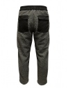 Cellar Door grey and black plush trousers PELO IQ122 97 ASFALTO price