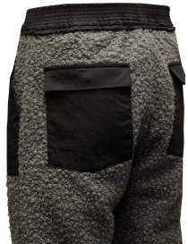Cellar Door grey and black plush trousers buy online