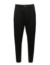 Cellar Door Modlu black trousers with pleats buy online MODLU MQ124 99 NERO