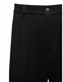 Cellar Door Modlu black trousers with pleats mens trousers buy online