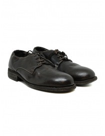 Guidi 992 dark brown horse leather shoes online