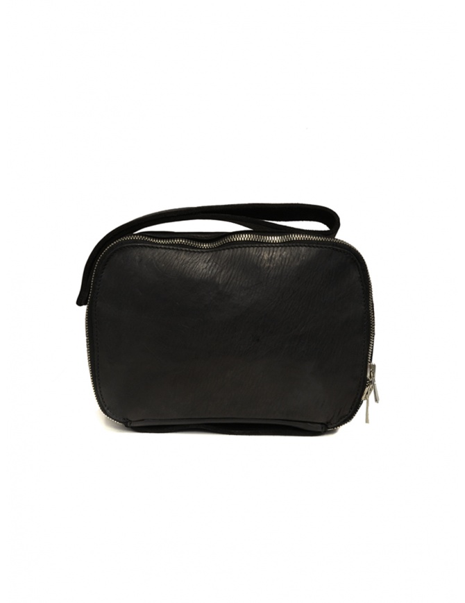 Guidi W6 handbag in black horse leather W6 SOFT HORSE FG BLKT bags online shopping
