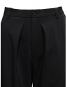 Zucca black shiny trousers with pleats ZU09FF265 26 BLACK price