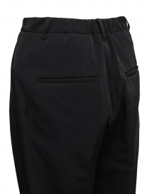 Zucca black shiny trousers with pleats womens trousers buy online